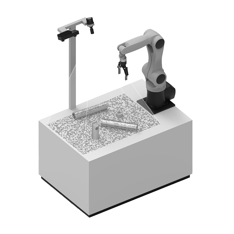 Vision system with robot projector