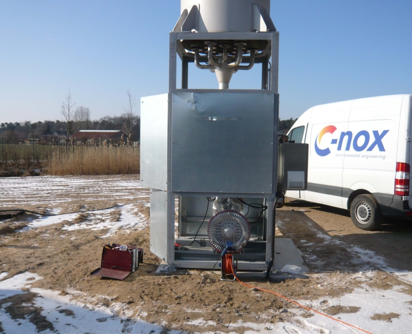 Fackelanlage two in one (Rohbiogas und Biomethan)