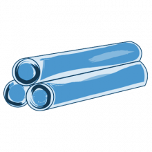 Anwendung Röhren und Rollen