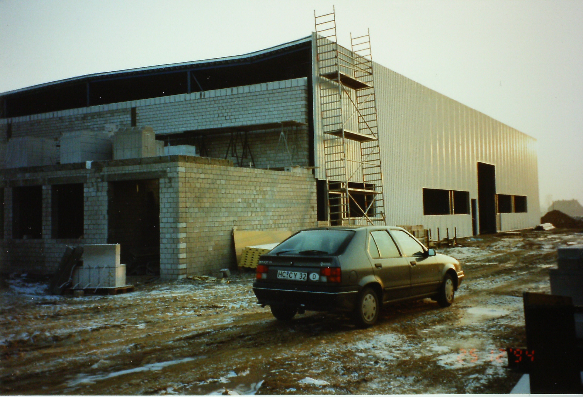 Bau der Halle 1 (1995)
