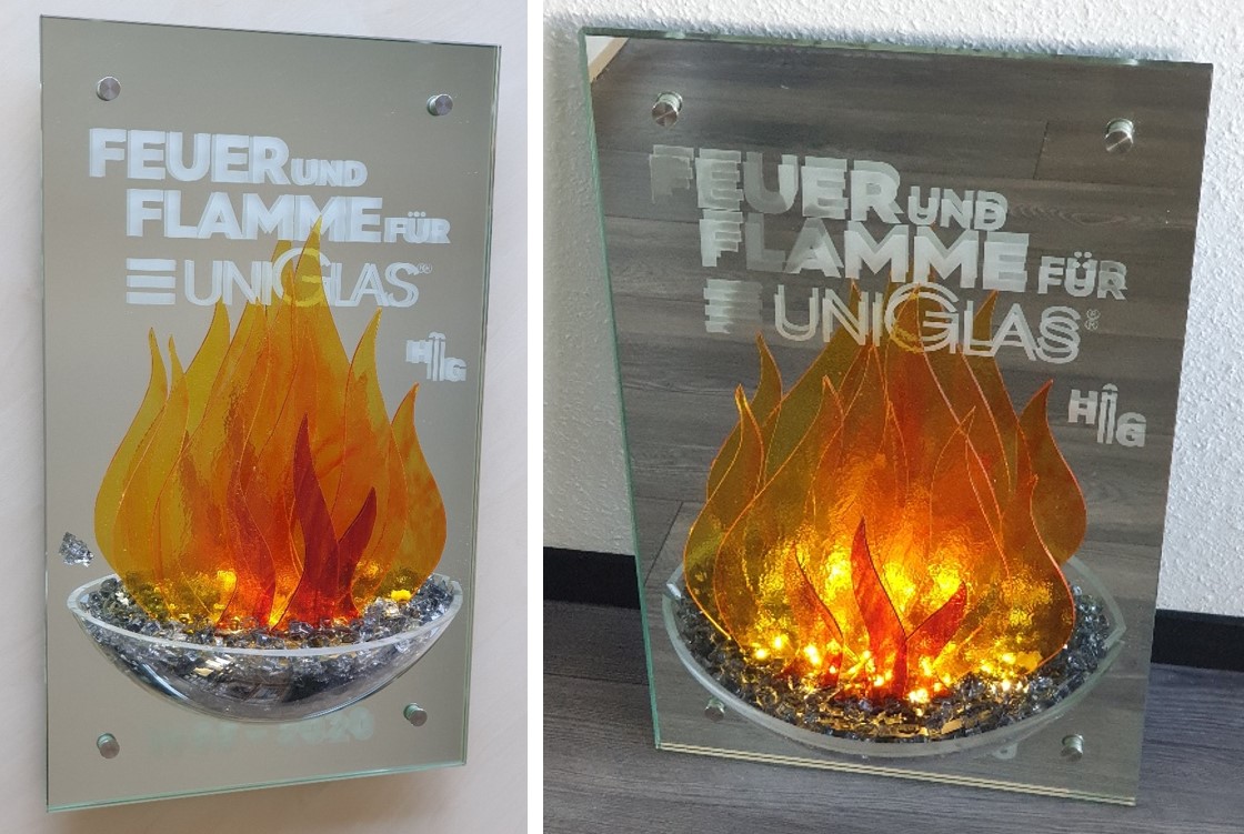 Siegerexponat UNIGLAS KREATIV 2020