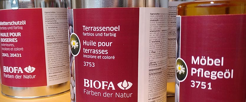 Ölen und Pflegen – natürliche Holzpflege