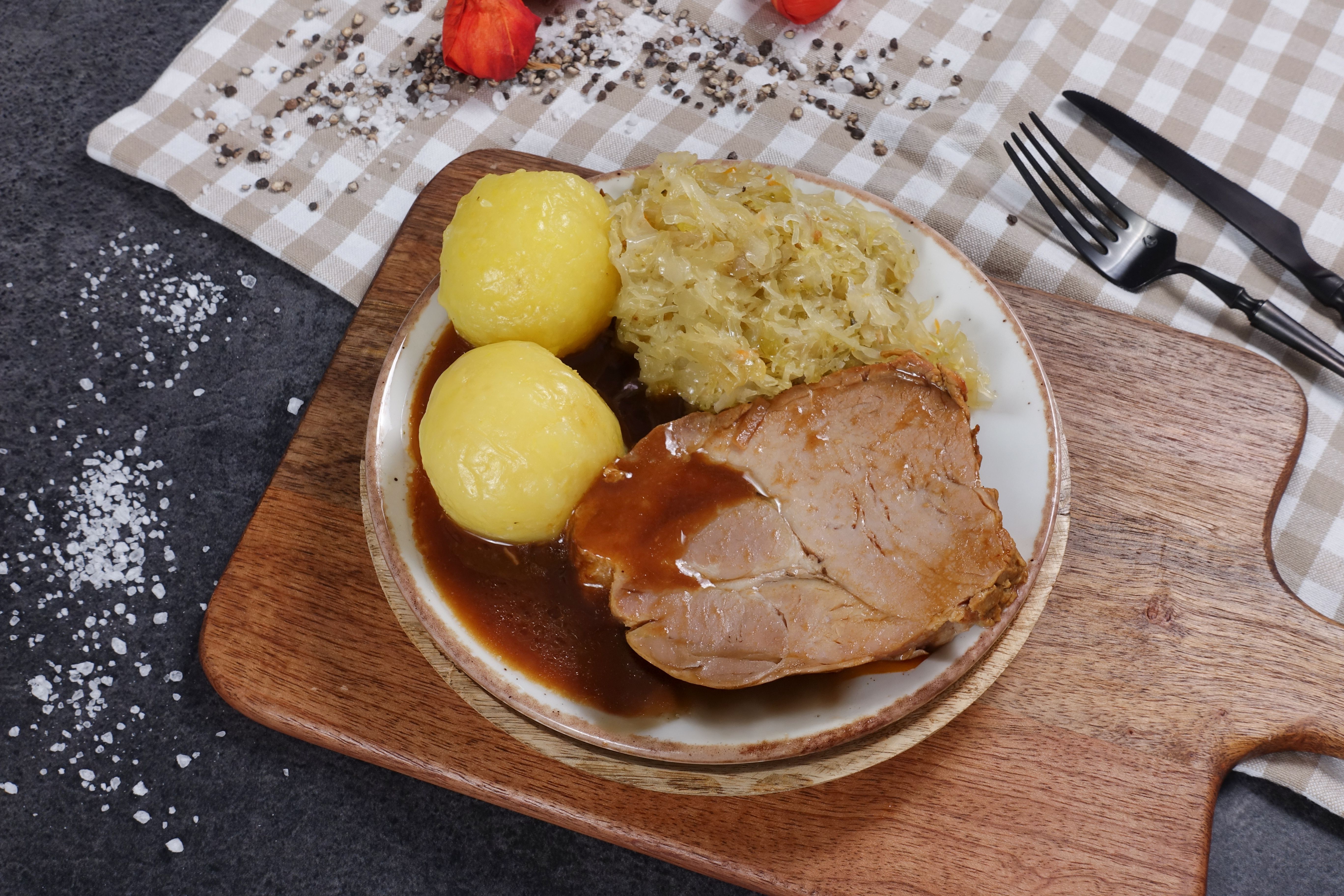 Schweinebraten-Fertigmenü