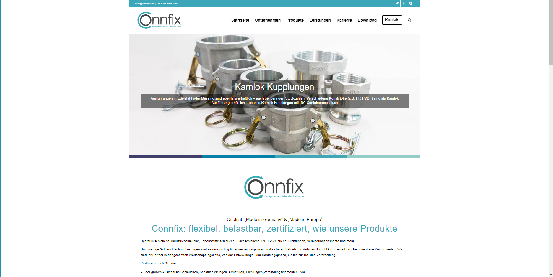 CONNFIX Schlauch- und Dichtungstechnik