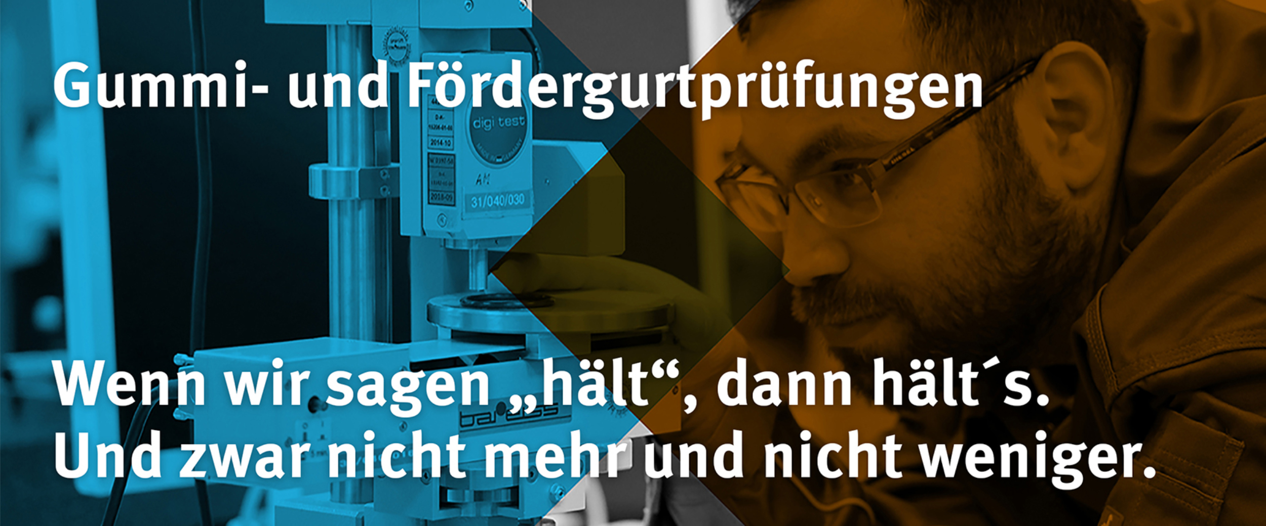 Gummi- und Fördergurtprüfungen