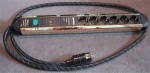 Power strip gold-plated in 24 karat