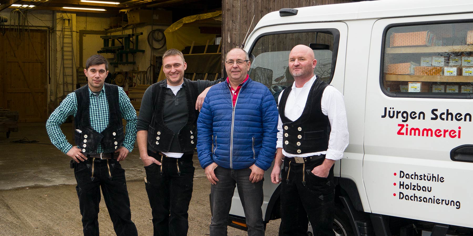 Das Team der Zimmerei Schenk