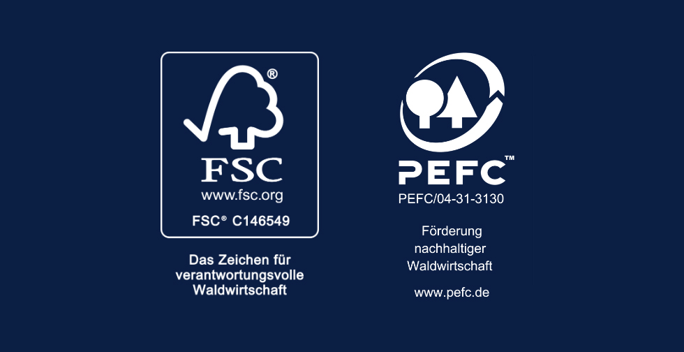 FSC®- und PEFC-Zertifizierung