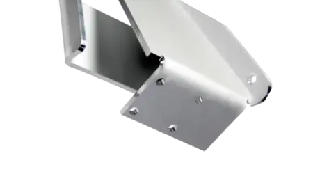 Gebogenes natur eloxiertes Aluminium