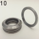 Axial-Rillenkugellager mit kugeliger Gehäusescheibe