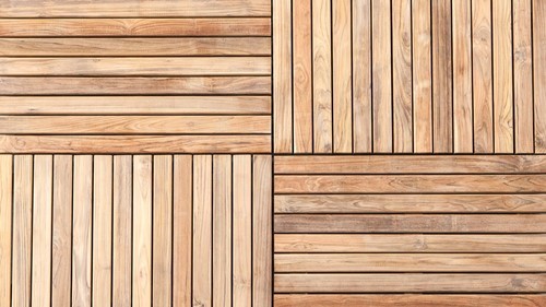 Teak-Terrassenelemente