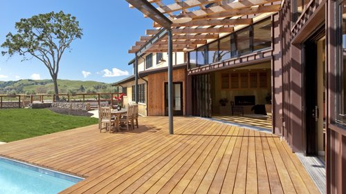 Garapa-Terrassendielen 145 mm