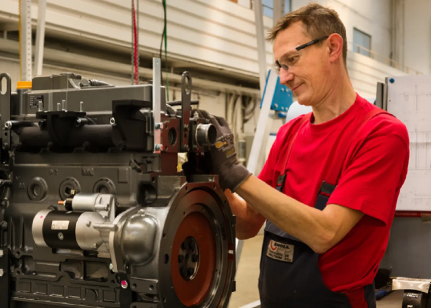 Servicetechniker bei der Instandsetzung