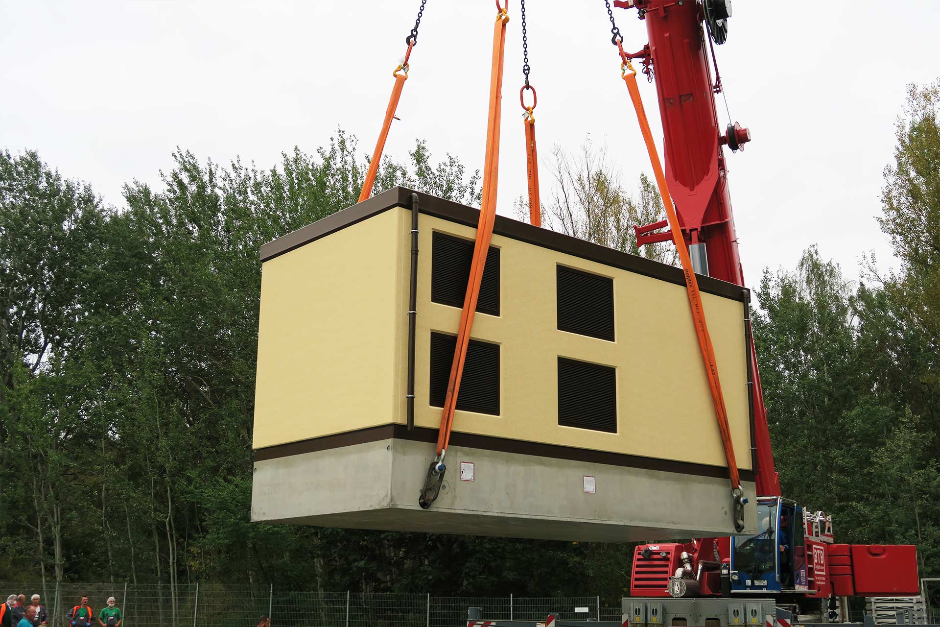 Transformatorstation 2x 1600 kVA, 10 kV