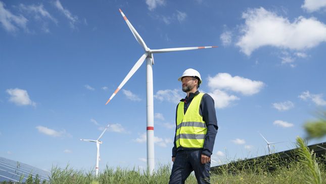 Interaktives Windturbinenmodell: Verkabelung von Windkraftanlagen