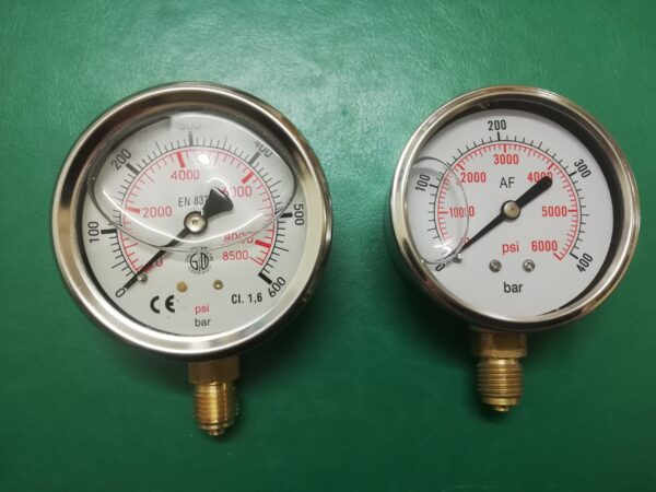 Manometer als Druckanzeige