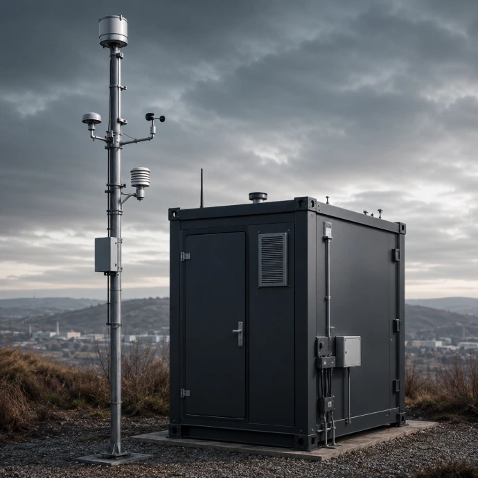 Measurement Container with Mast