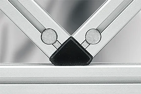 Verbindungstechnik (Winkelverbinder, Scharniere, T-Nutensteine)