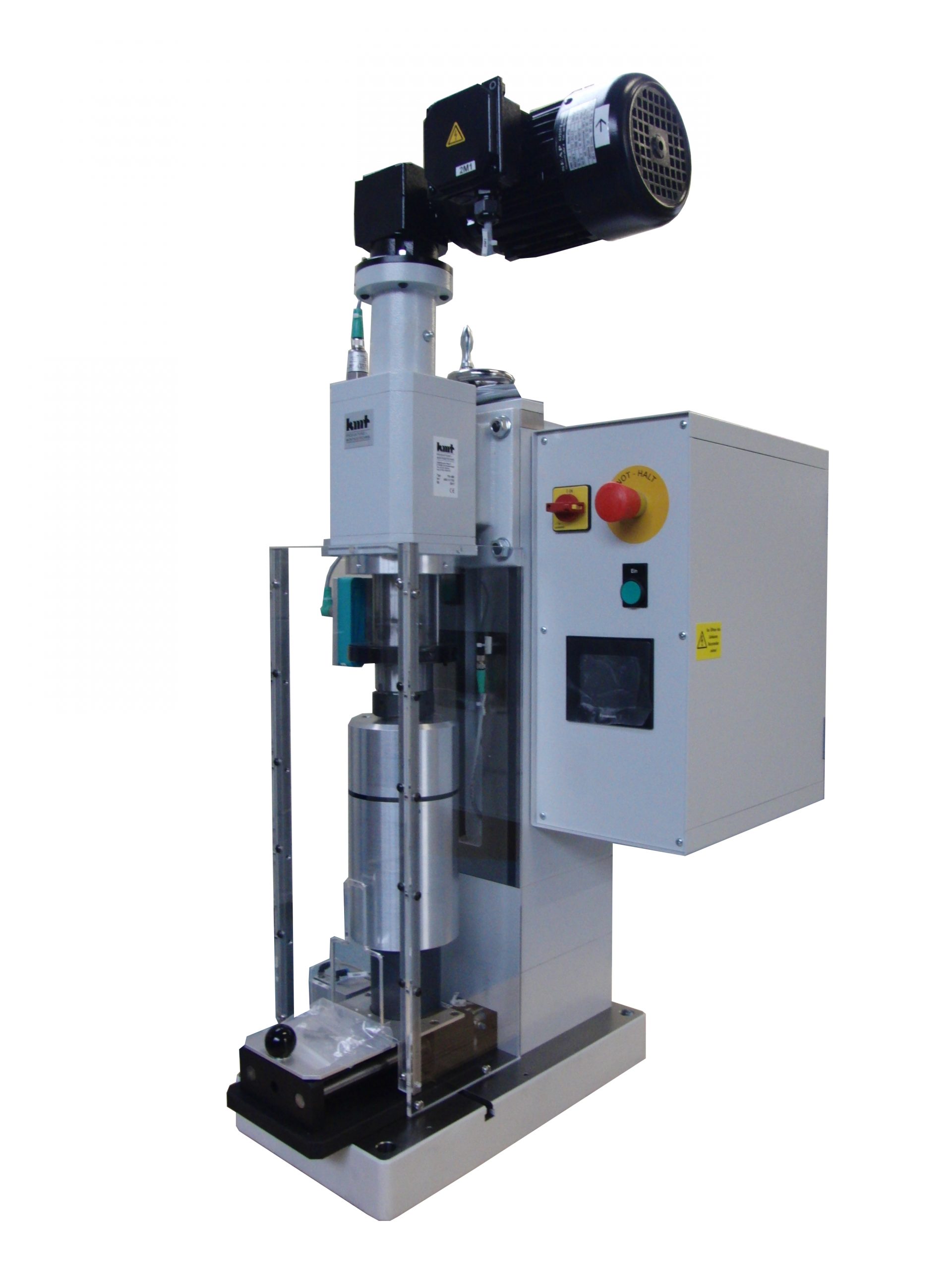 Nietmaschine mit Rollierkopf