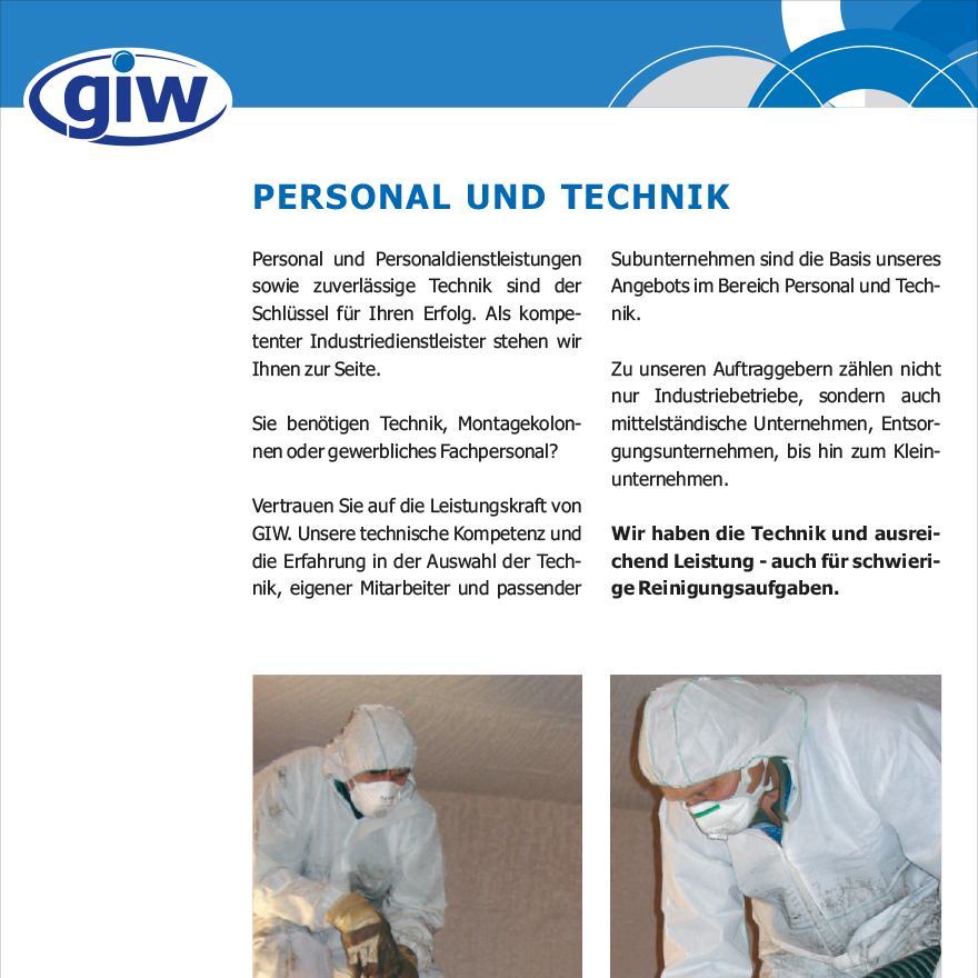 GIW – Fertigung