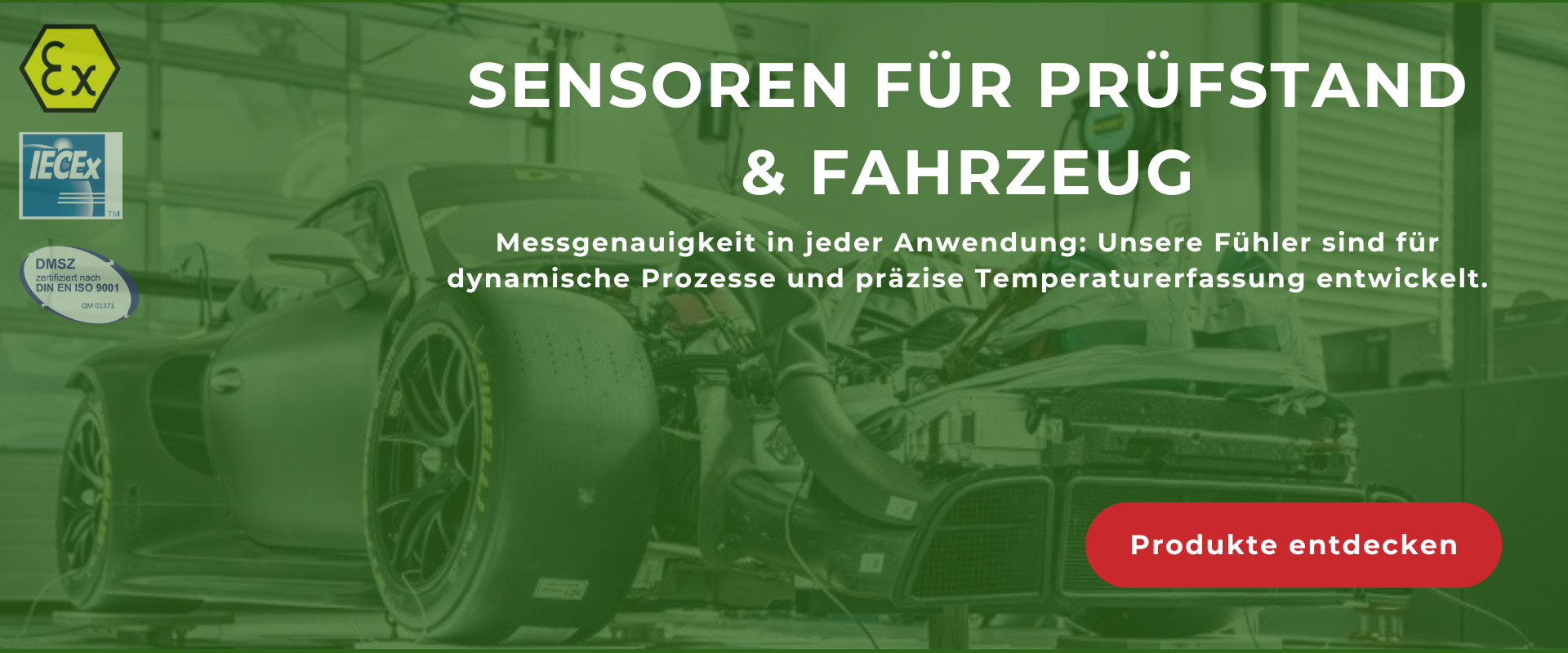 Fühler für Prüfstands- und Automotive-Anwendungen