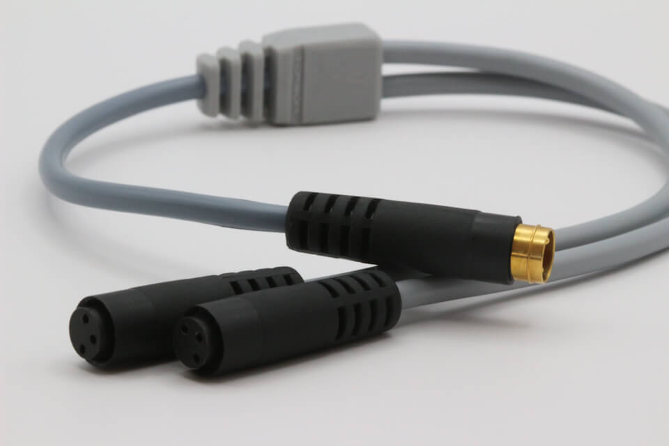 Y-Kabel mit Schnappverschluss