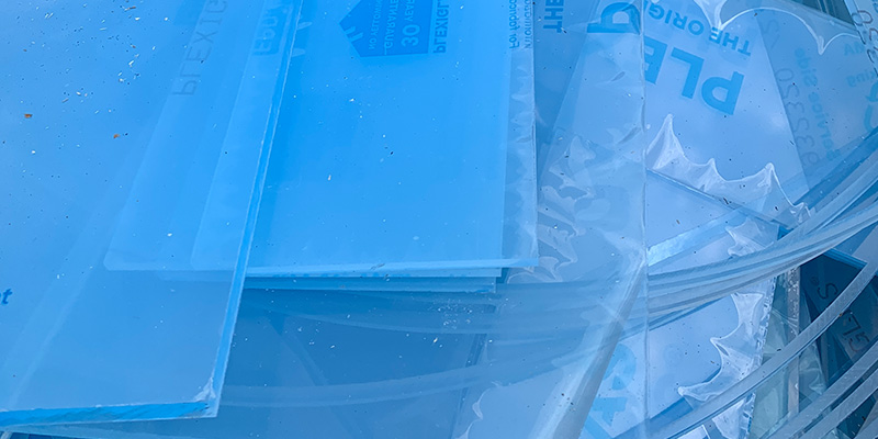 Acrylglas-Recycling (PMMA)