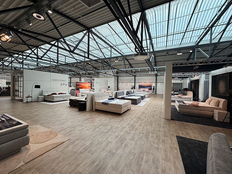 Bettenabteilung Showroom