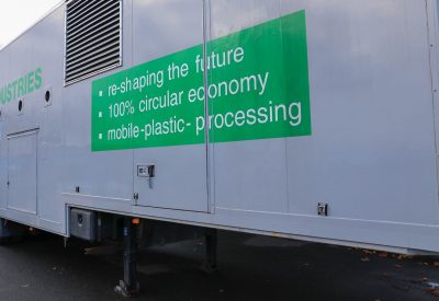 Mobile Mühle – mobiles Recycling vor Ort