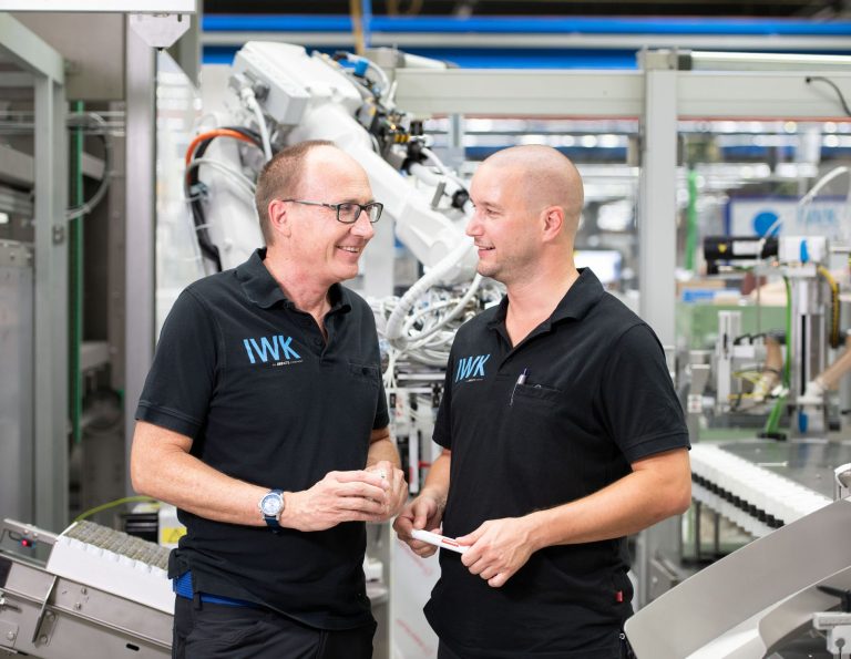 Komponenten einer automatisierten Verpackungslinie