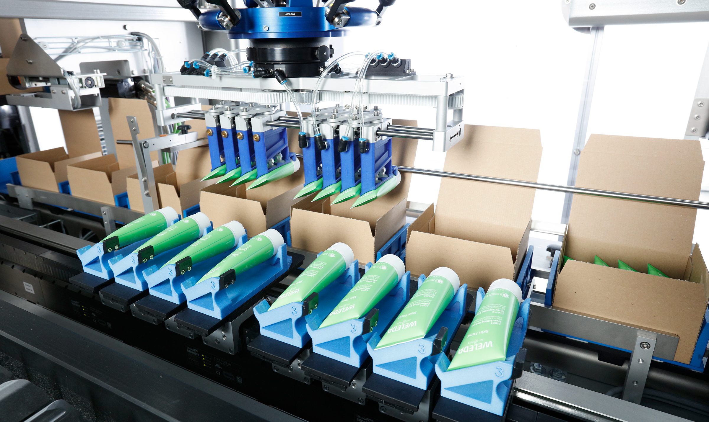 Automatisiertes Verpackungssystem mit Greifmodul