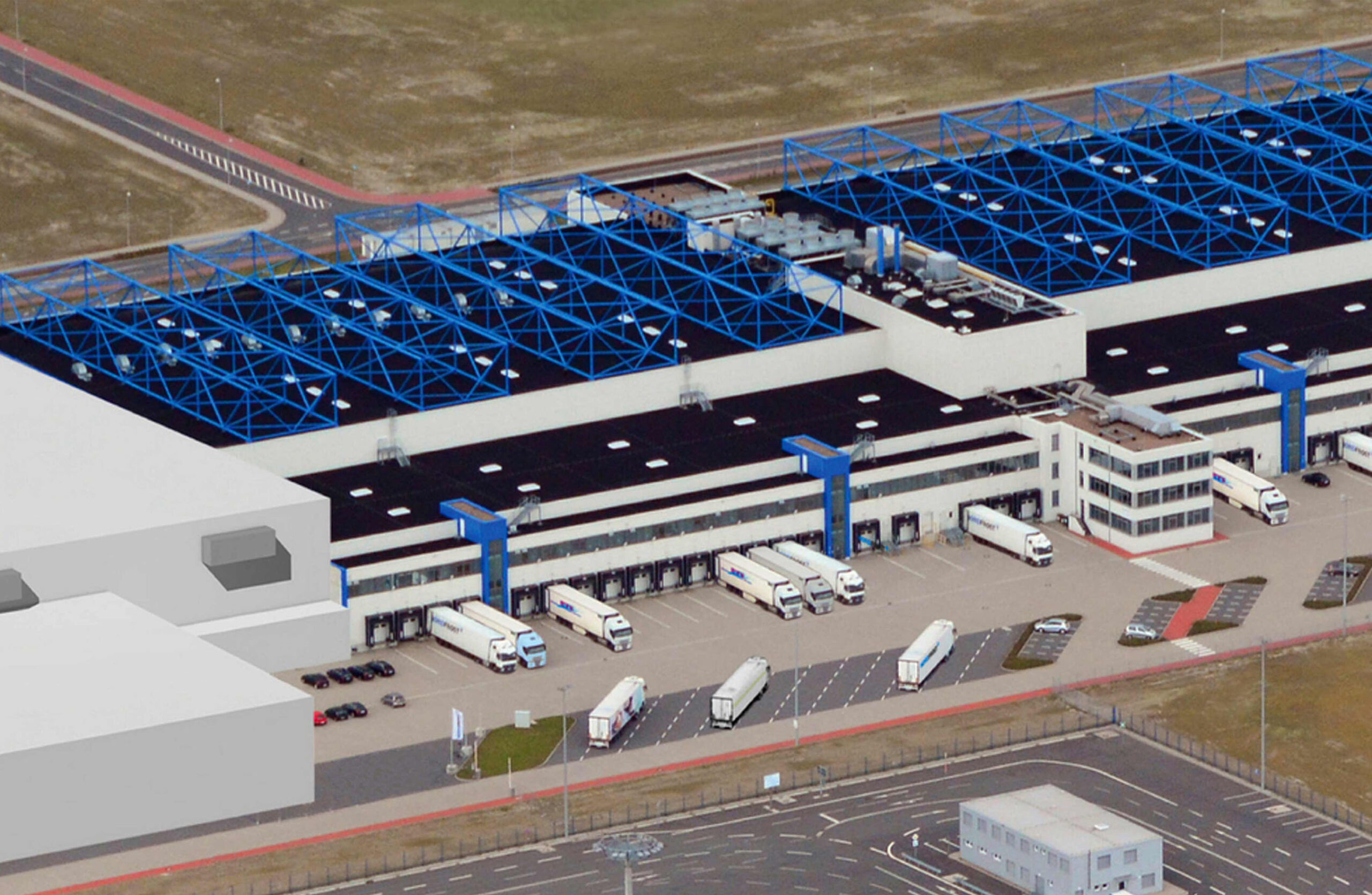 Fertigteiltragwerk Logistikzentrum Nordfrost