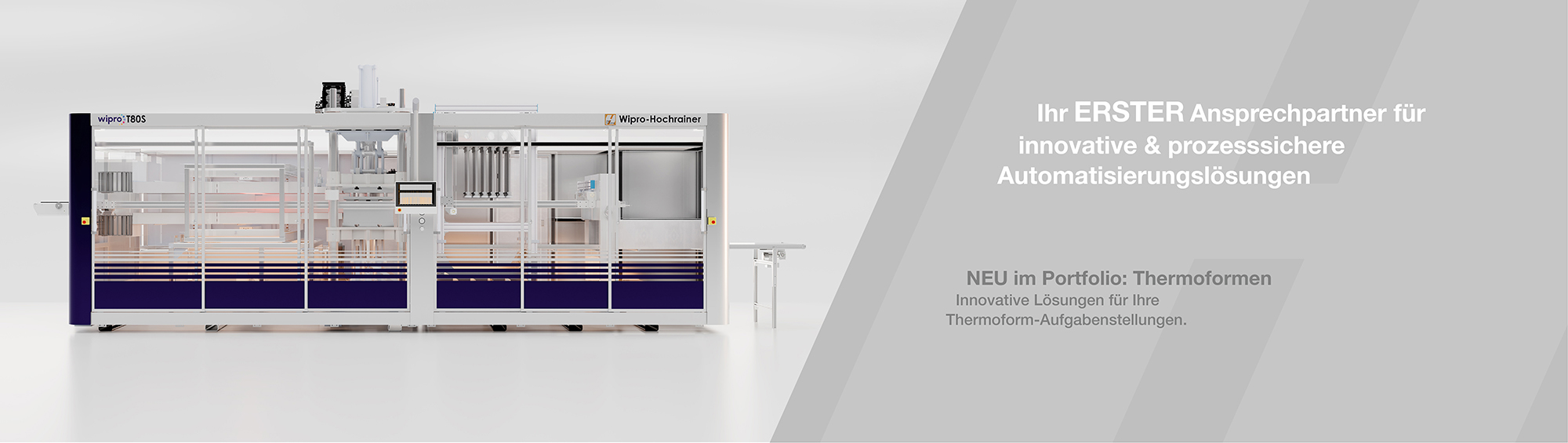 Thermoformen – Folien- und Plattenmaschinen