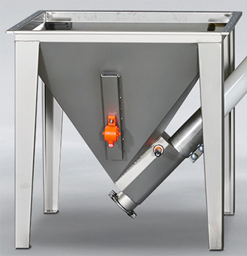 Aufgabeadapter eines Flexible Screw Conveyors