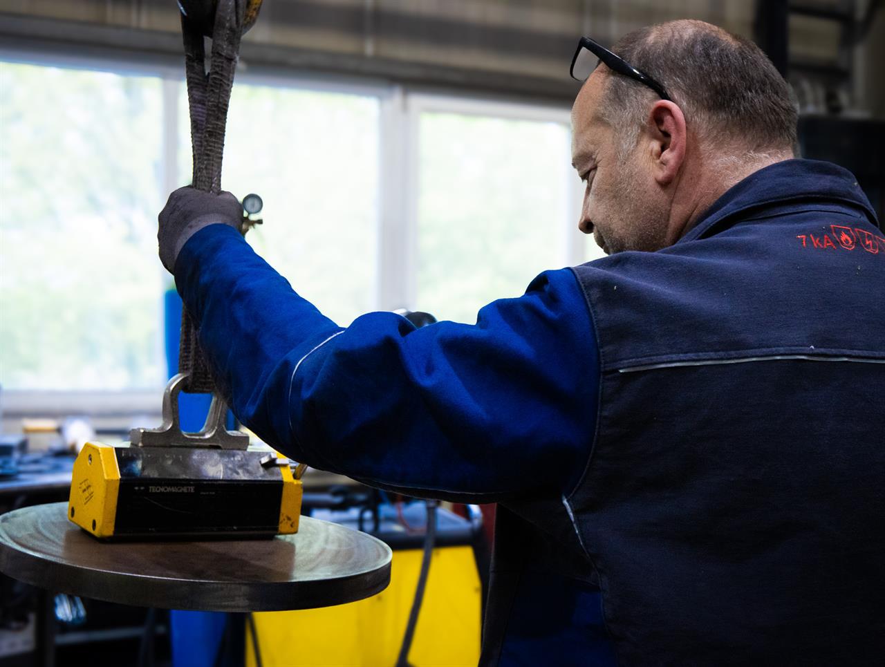 Zylindrisches Werkstück aus Stahl