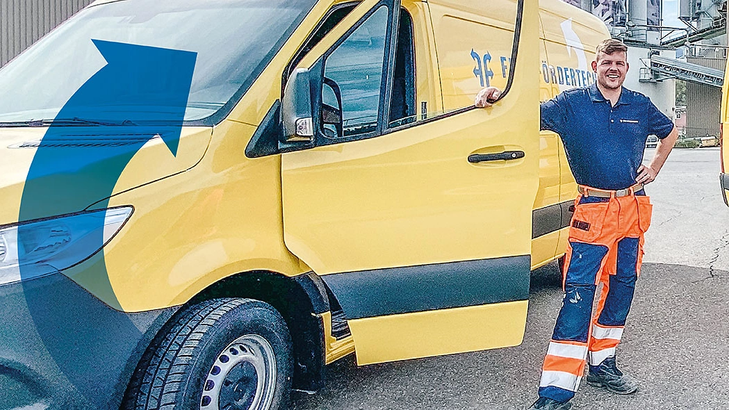 Serviceeinsatz für Förderanlagen