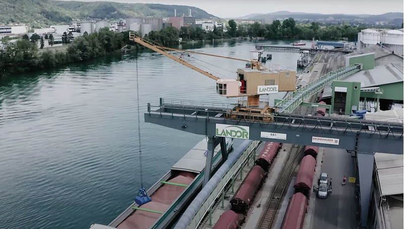 Förderanlage Landor fenaco, Auhafen Muttenz