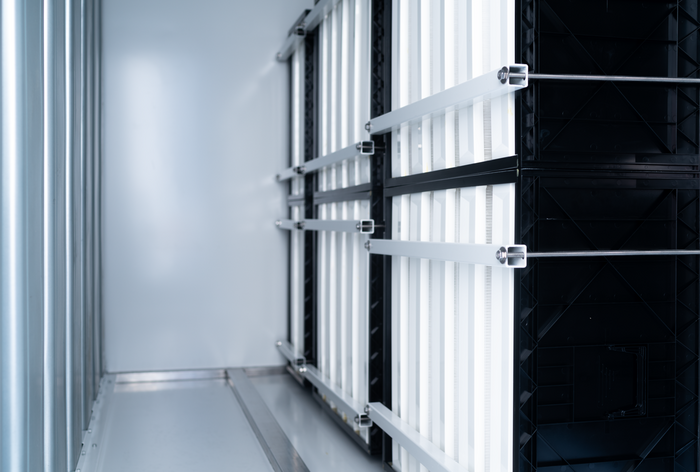 AHU on DIN frame, ready for connection