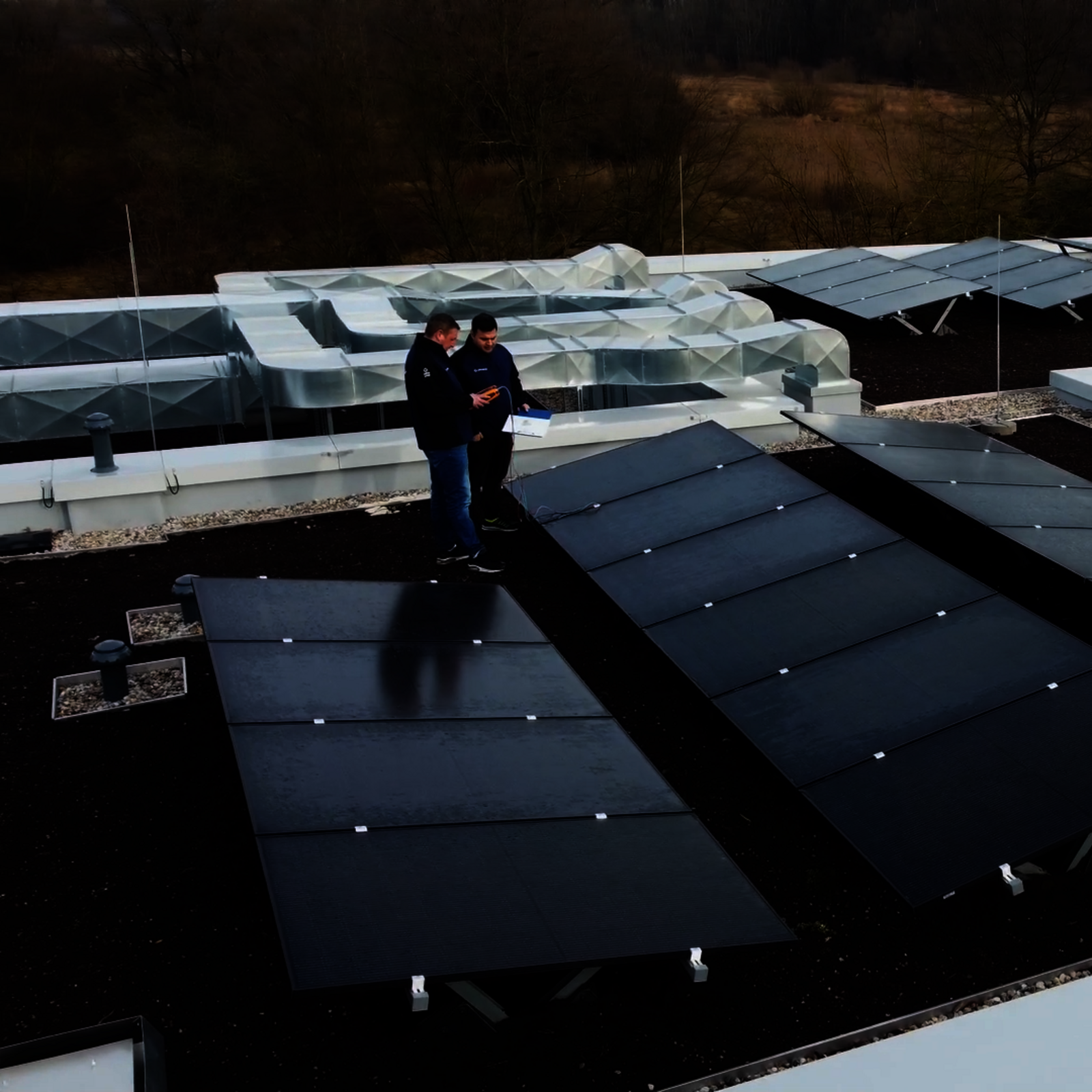 Photovoltaikanlage Flachdach