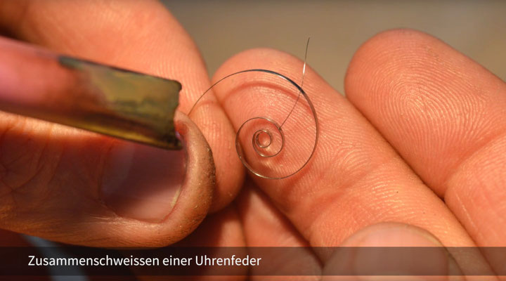 Geschweisste Uhrfeder