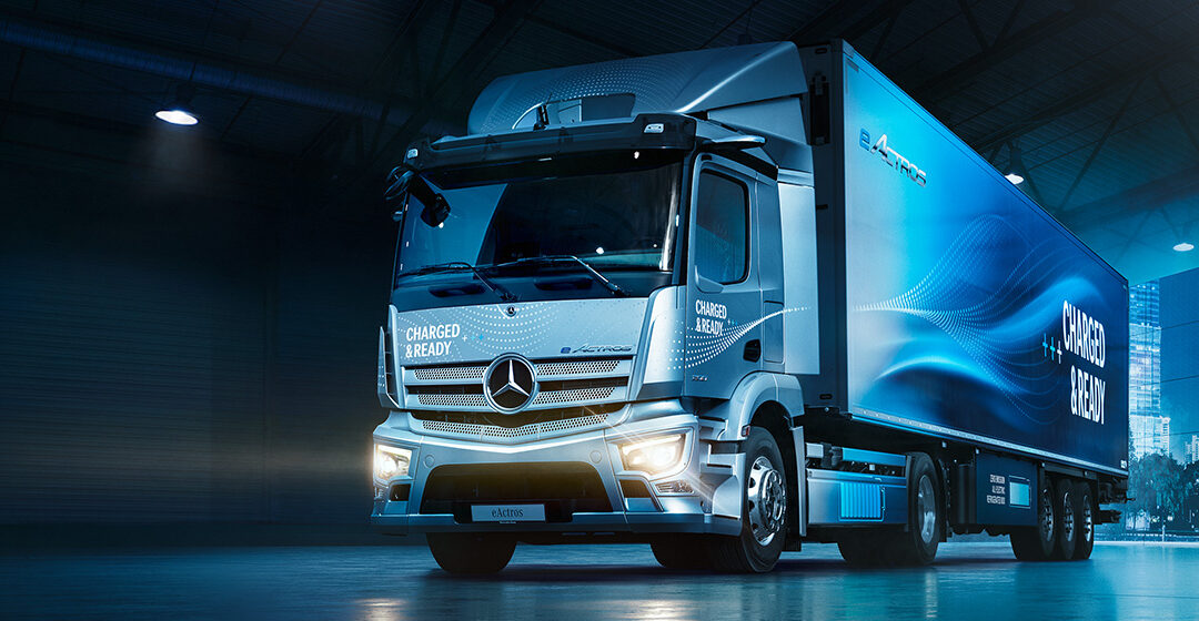 Mercedes-Benz testet KEYWATT Charging mit dem E-Actros