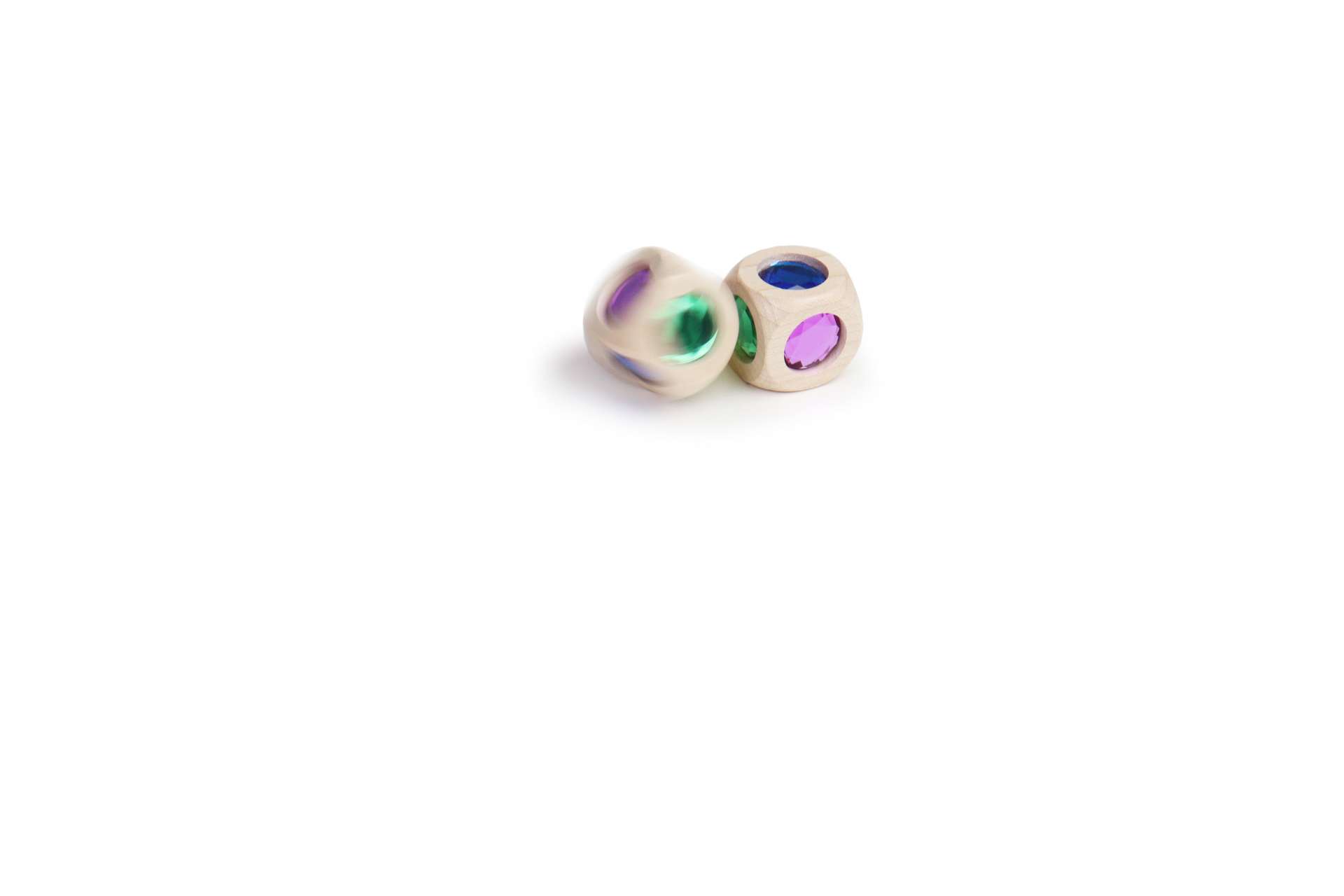 Regenbogenwürfel mini