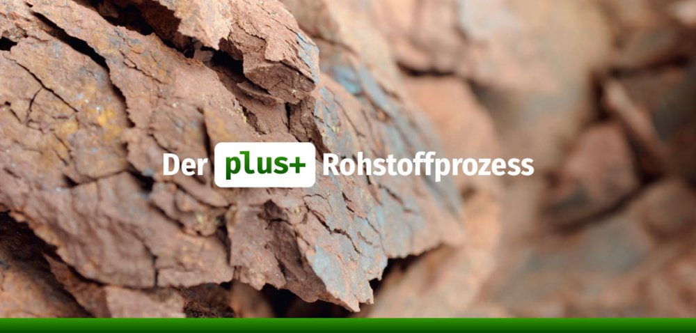 Der plus+ Rohstoffprozess