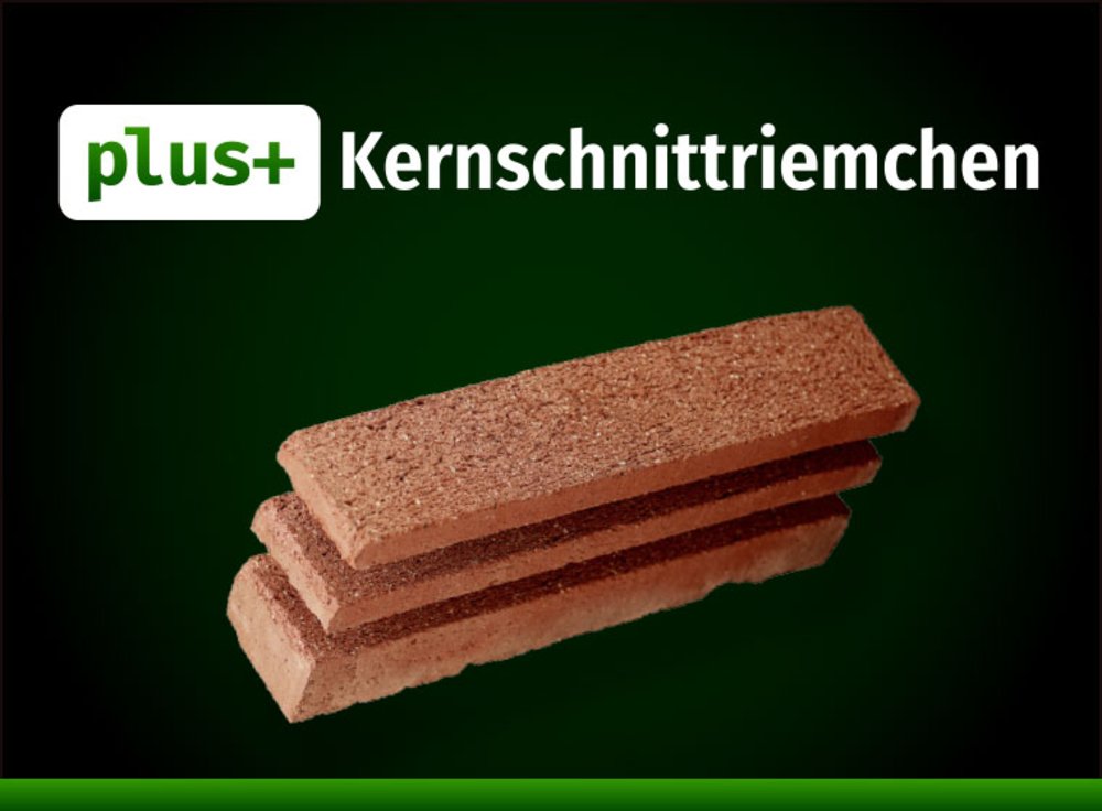 plus+ Kernschnittriemchen