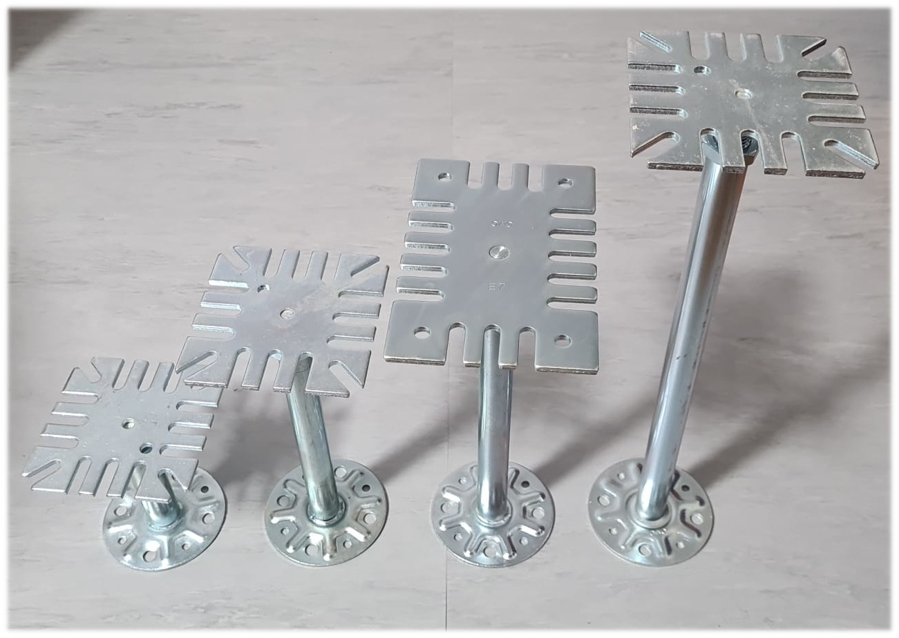 Schaltwartenstütze M20 mit Kopfplatte 120/120 und 180/120 mm
