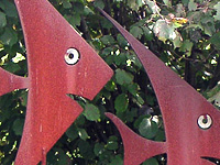 Fische – Dekoration, Eisen rostig