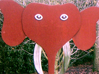 Elefant – Eisen rostig
