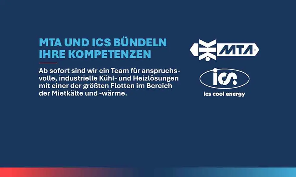 MTA Deutschland und ICS Cool Energy bündeln Kompetenzen