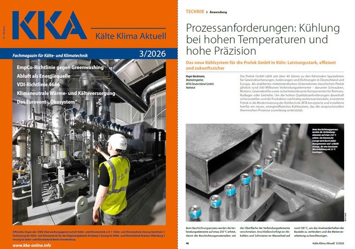 MTA-Kühlsystem für Prelok in Köln