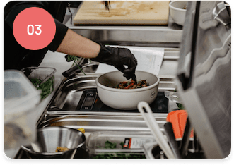 Eigene Produktion in der Cloud-Kitchen